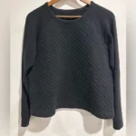 Thumbnail for Pull matelassé noir RAG & BONE JEANS, taille L