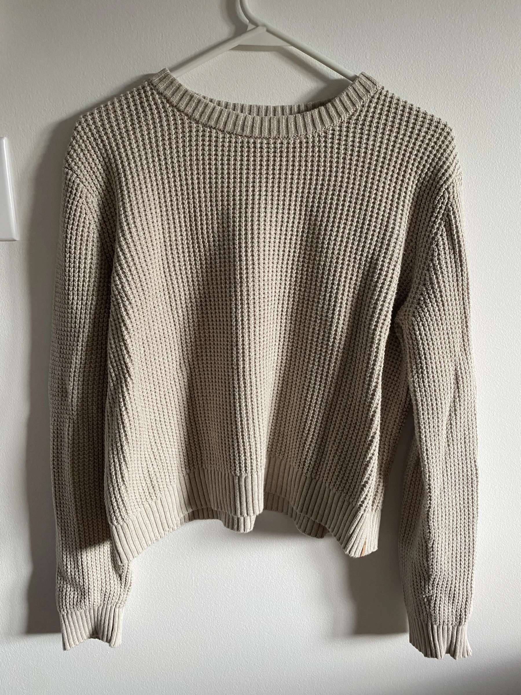 Chandail beige coton biologique Tentree Tentree seconde main