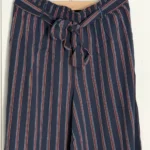 Thumbnail for Pantalon léger d'été à fines rayures