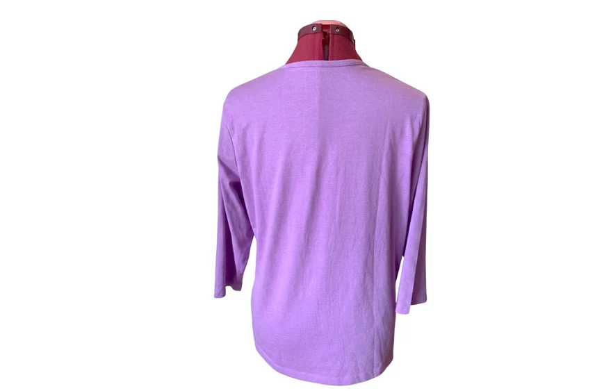 Image for Allison Daley | Haut Henley brodé pour femme - Taille Médium