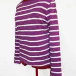 Thumbnail for F&F Blue - Haut à Rayures Violet et Blanc | F7F Blue - Taille 44