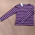 Thumbnail for F&F Blue - Haut à Rayures Violet et Blanc | F7F Blue - Taille 44