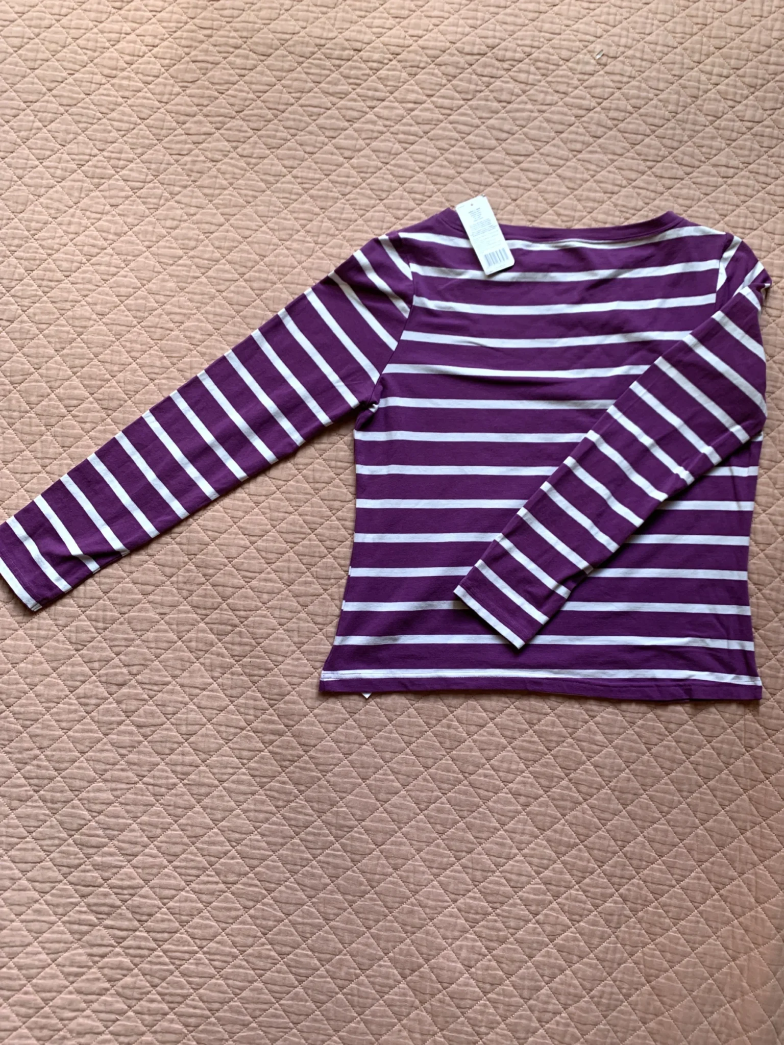 Image for F&F Blue - Haut à Rayures Violet et Blanc | F7F Blue - Taille 44