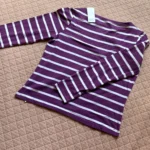 Thumbnail for F&F Blue - Haut à Rayures Violet et Blanc | F7F Blue - Taille 44