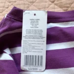 Thumbnail for F&F Blue - Haut à Rayures Violet et Blanc | F7F Blue - Taille 44