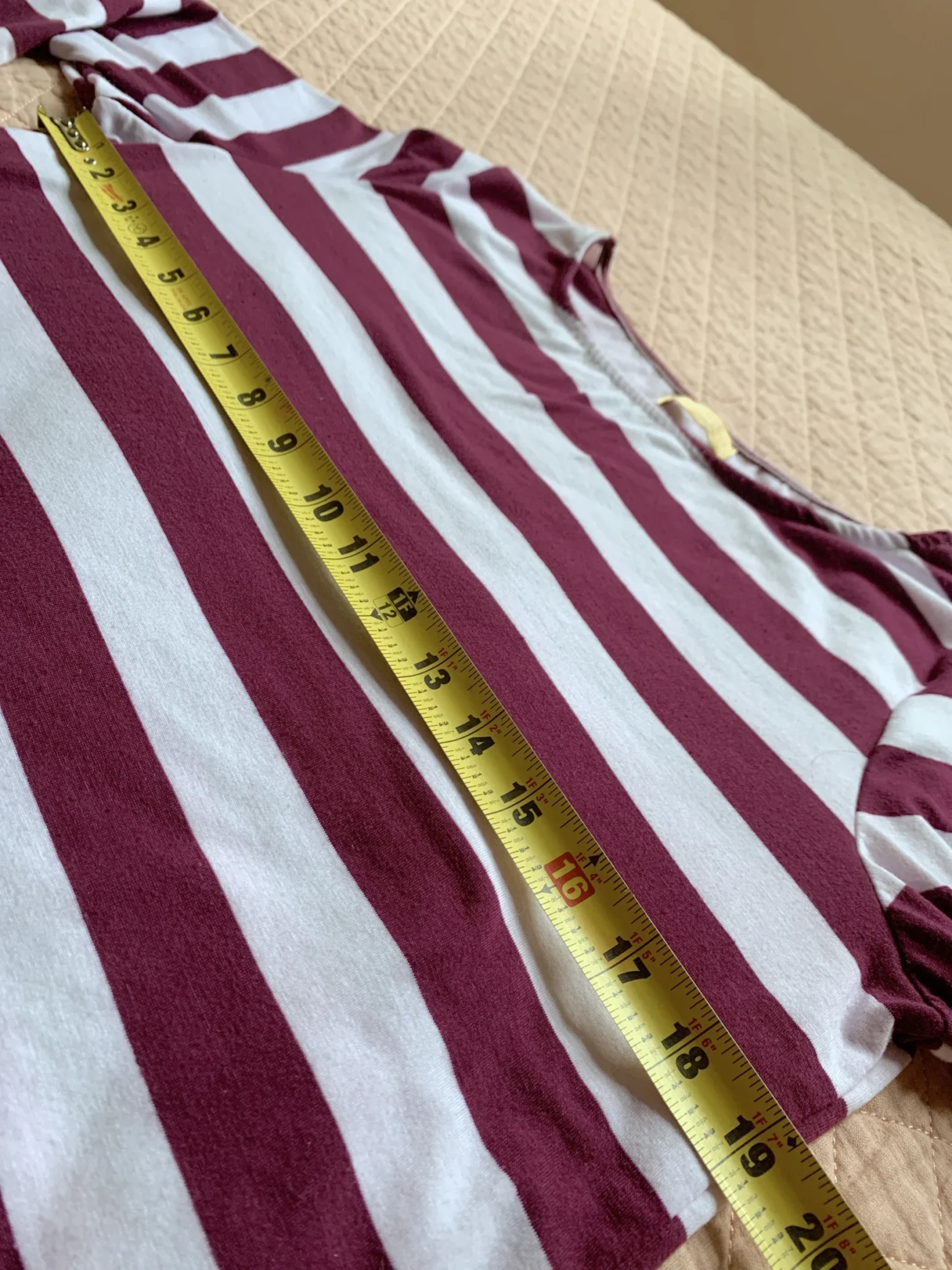Image for Sahara Woman | Haut à Rayures Aubergine et Blanc - Taille 36