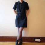 Thumbnail for Robe en jeans avec zip