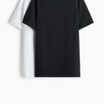 Thumbnail for Lot de 2 T-shirts d’allaitement (noir et blanc)
