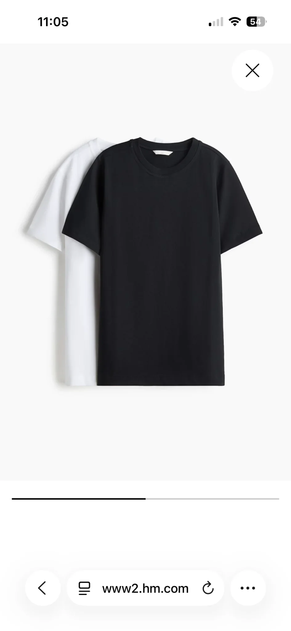Image for Lot de 2 T-shirts d’allaitement (noir et blanc)