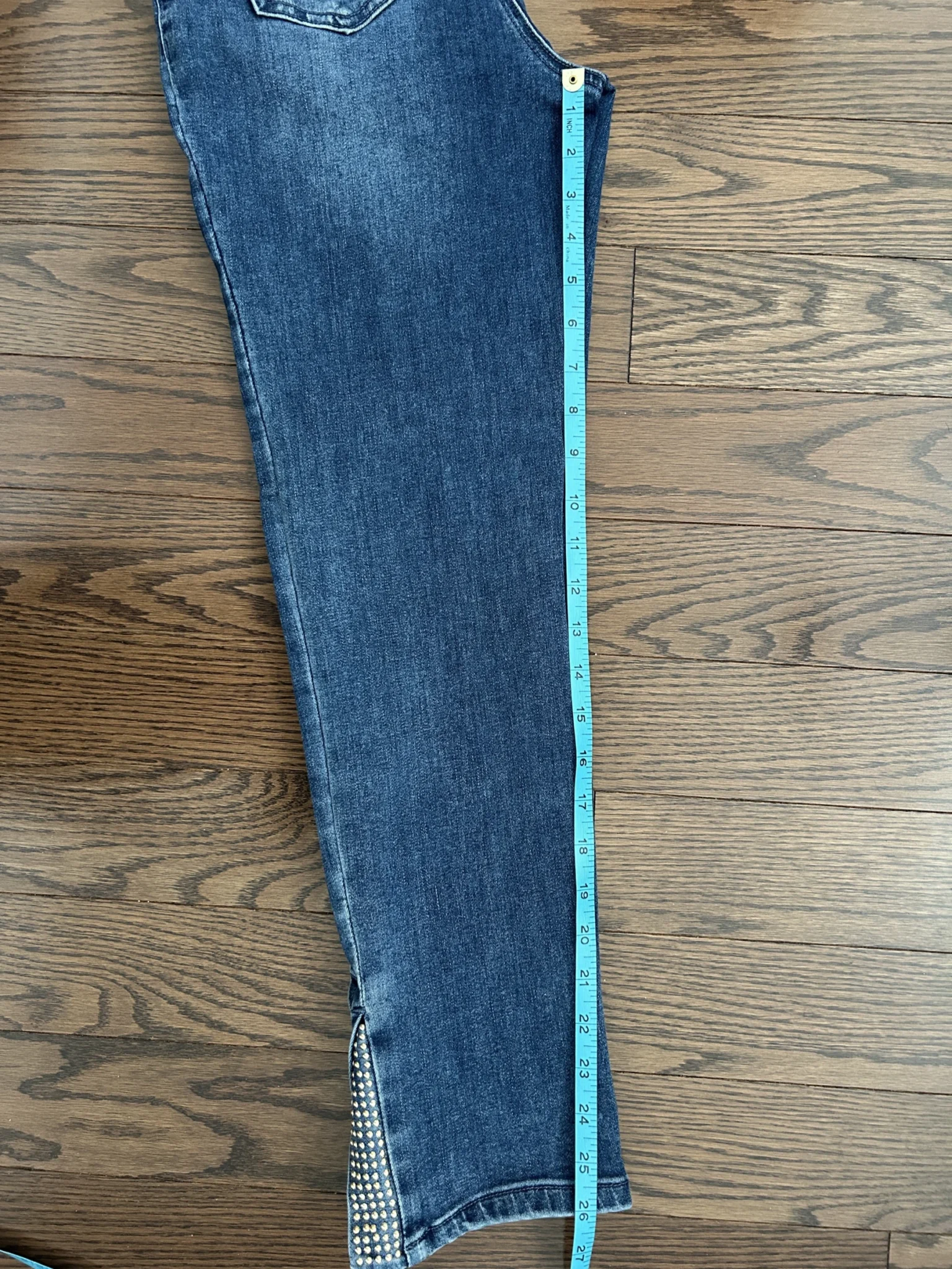 Image for Laura Petite jeans with studs
