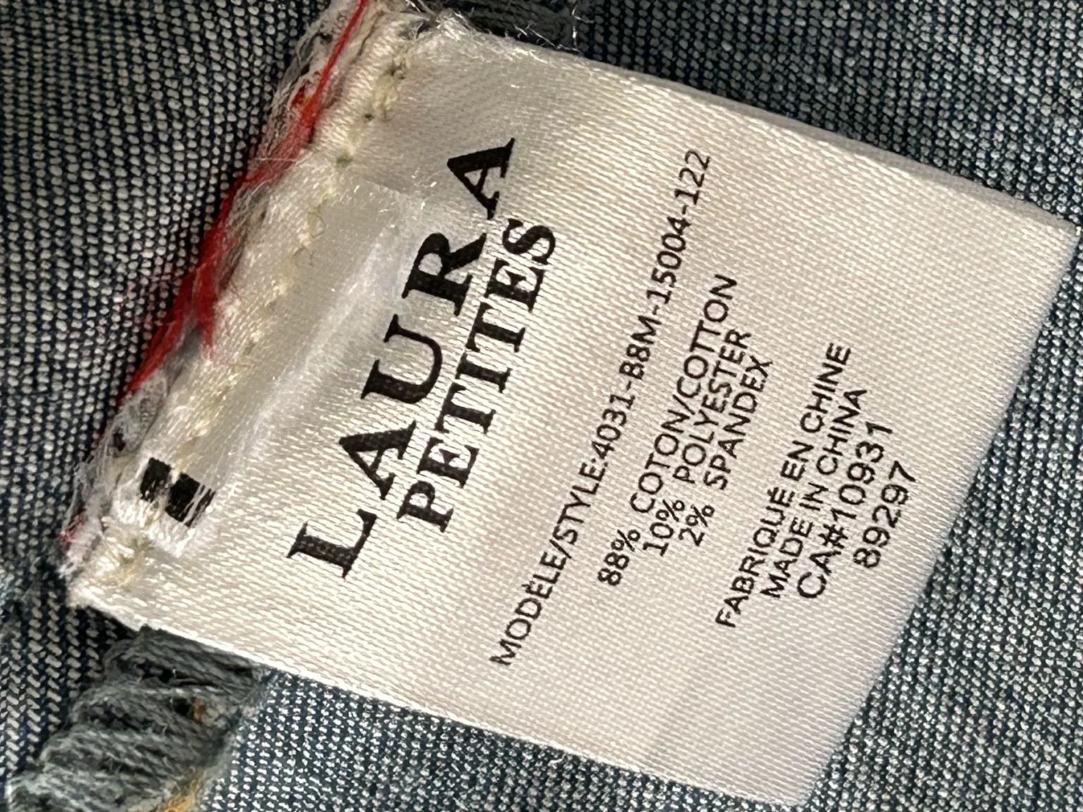 Image for Manteau en denim Laura Petite