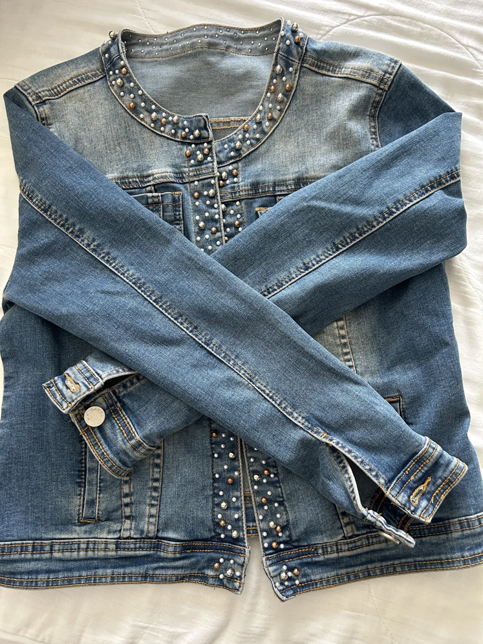 Image for Manteau en denim Laura Petite