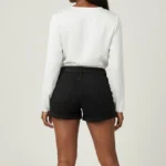 Thumbnail for Short en jean noir