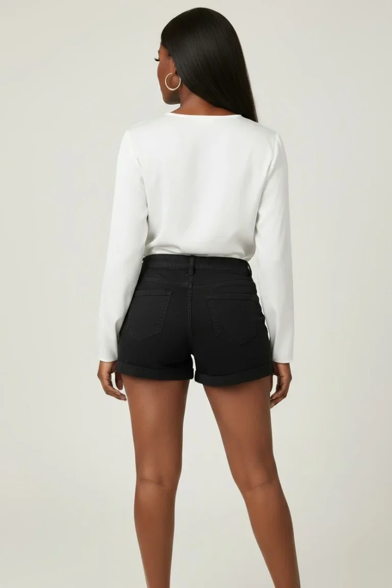 Image for Short en jean noir