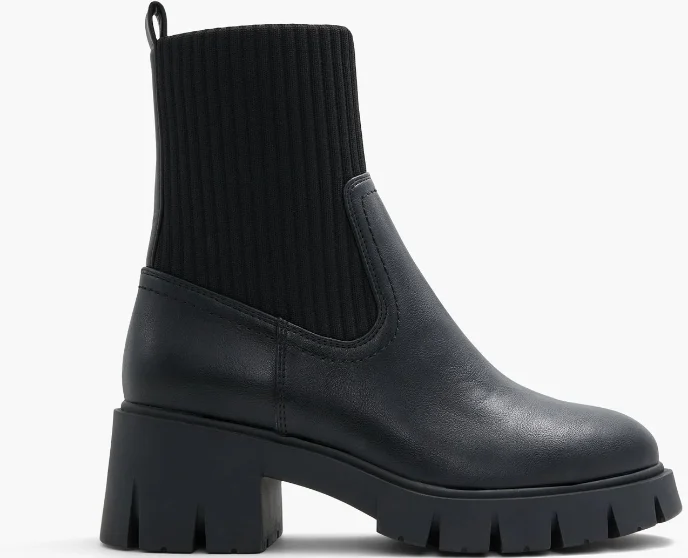 Featured image for Bottes de chelsea à mi-mollet, semelle Lug
