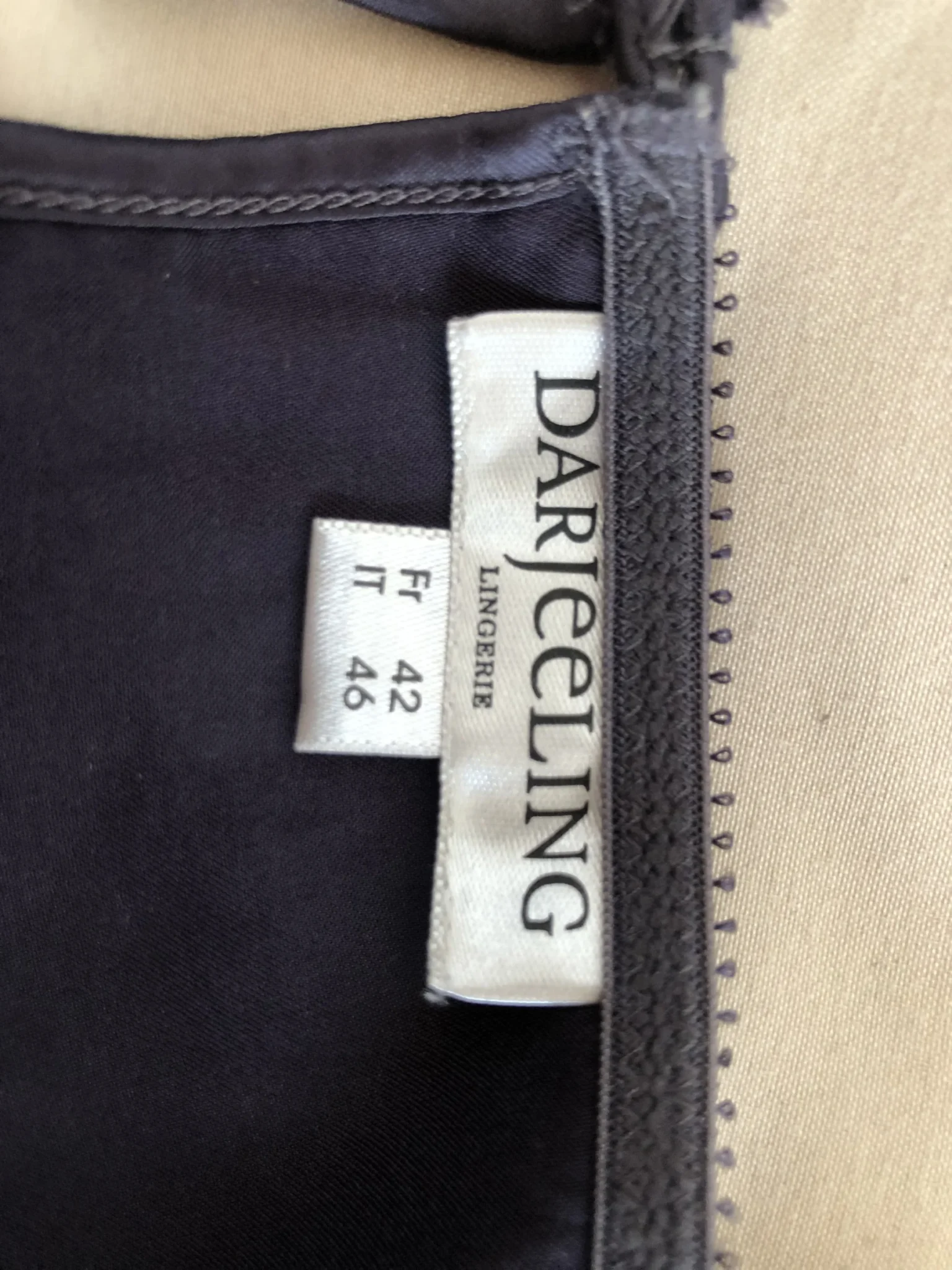 Image for Haut de lingerie - Caraco Marque Darjeeling EU 42 - L