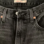 Thumbnail for Lévis black wide-leg jeans
