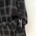 Thumbnail for Veste à carreaux très fine / blouse ouverte en taille S - Sirenes