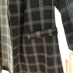 Thumbnail for Veste à carreaux très fine / blouse ouverte en taille S - Sirenes