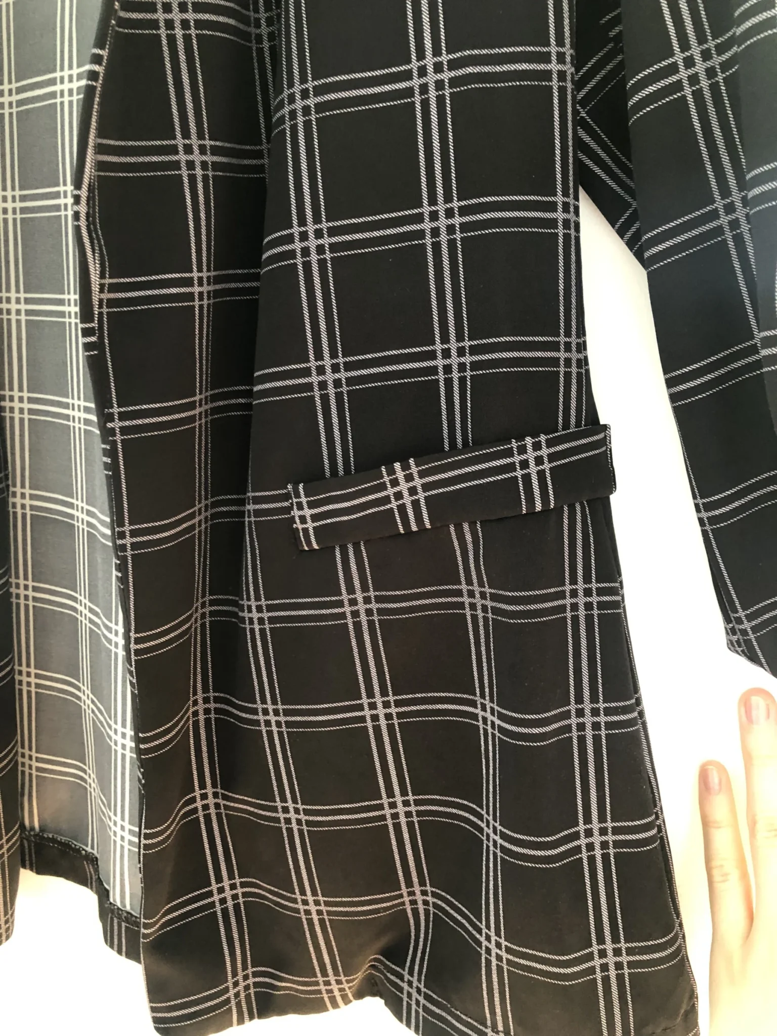 Image for Veste à carreaux très fine / blouse ouverte en taille S - Sirenes