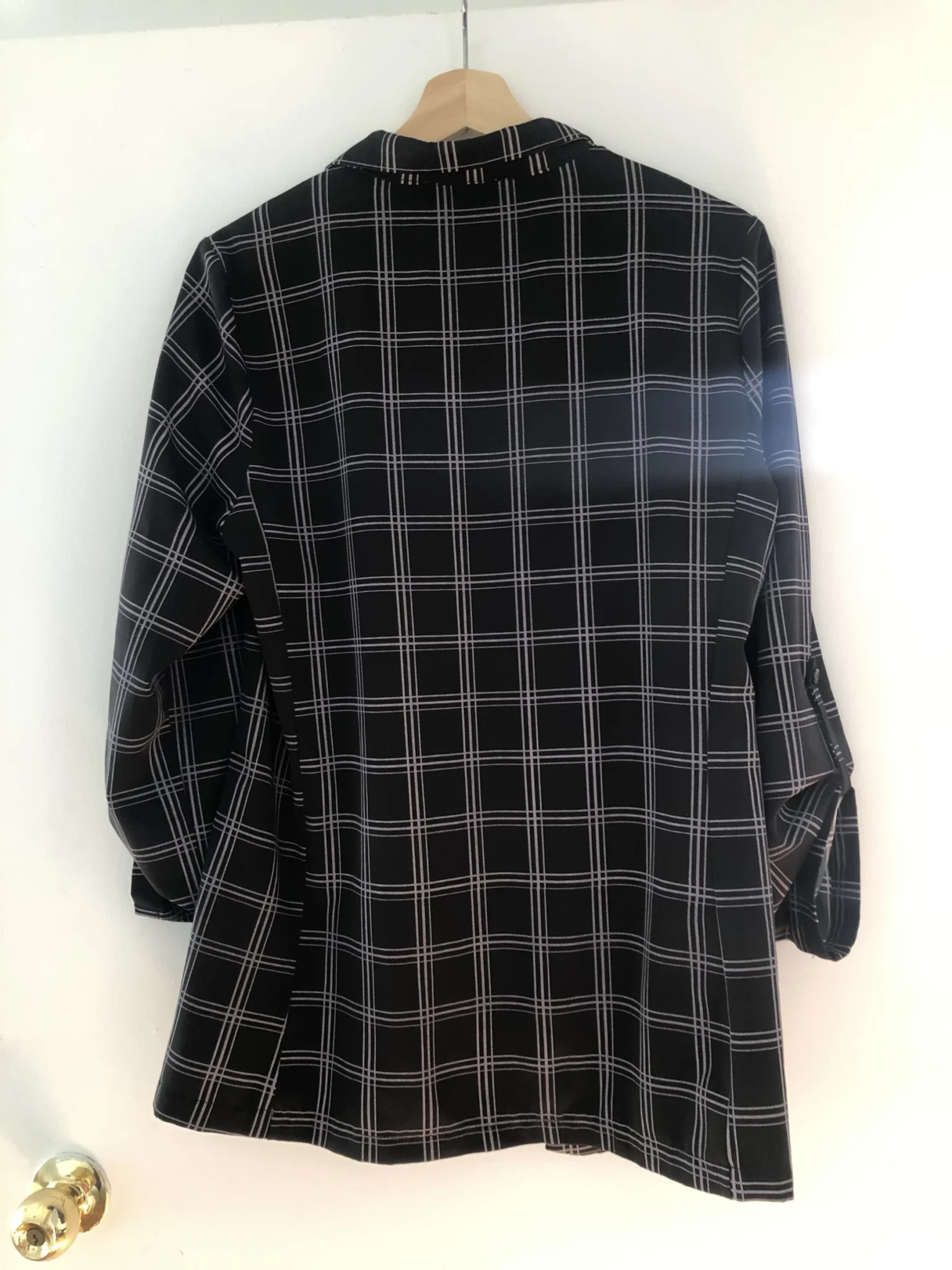 Image for Veste à carreaux très fine / blouse ouverte en taille S - Sirenes