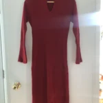 Thumbnail for Robe longue en Laine et Polyester - Rihoas - Taille S