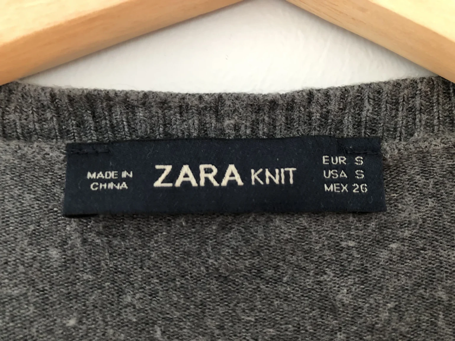 Image for Gilet Zara gris très doux - Taille S