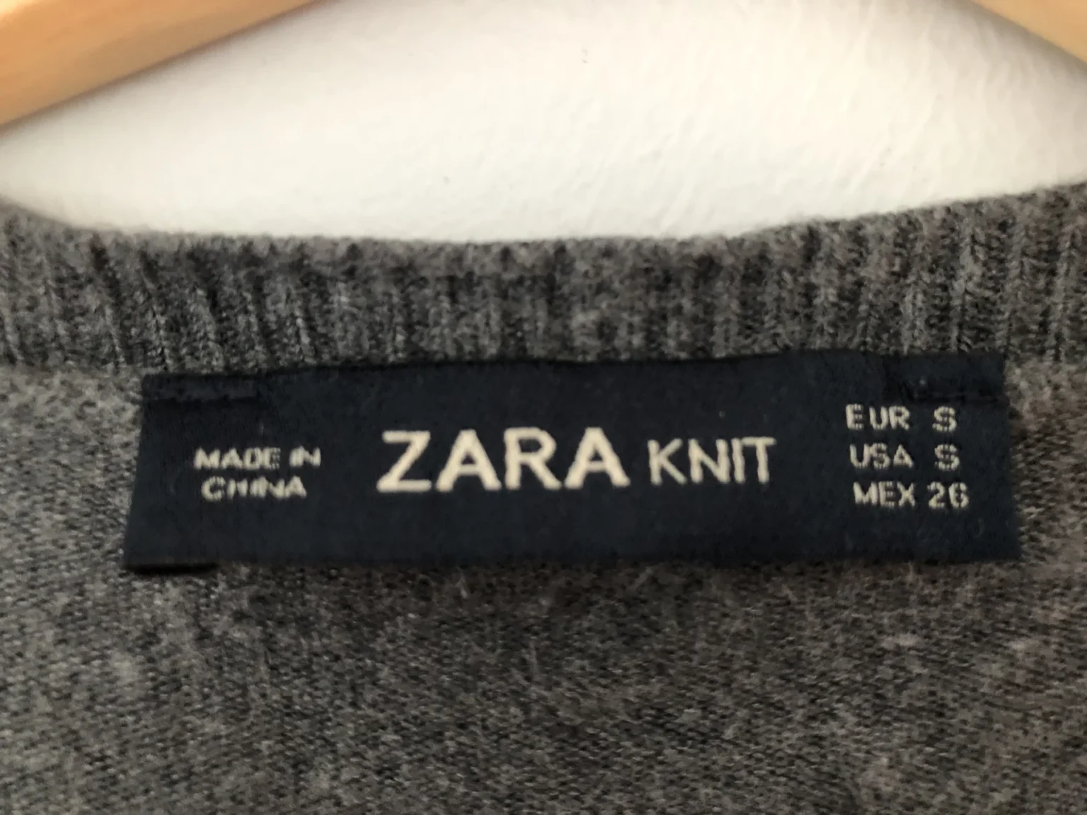 Image for Gilet Zara gris très doux - Taille S