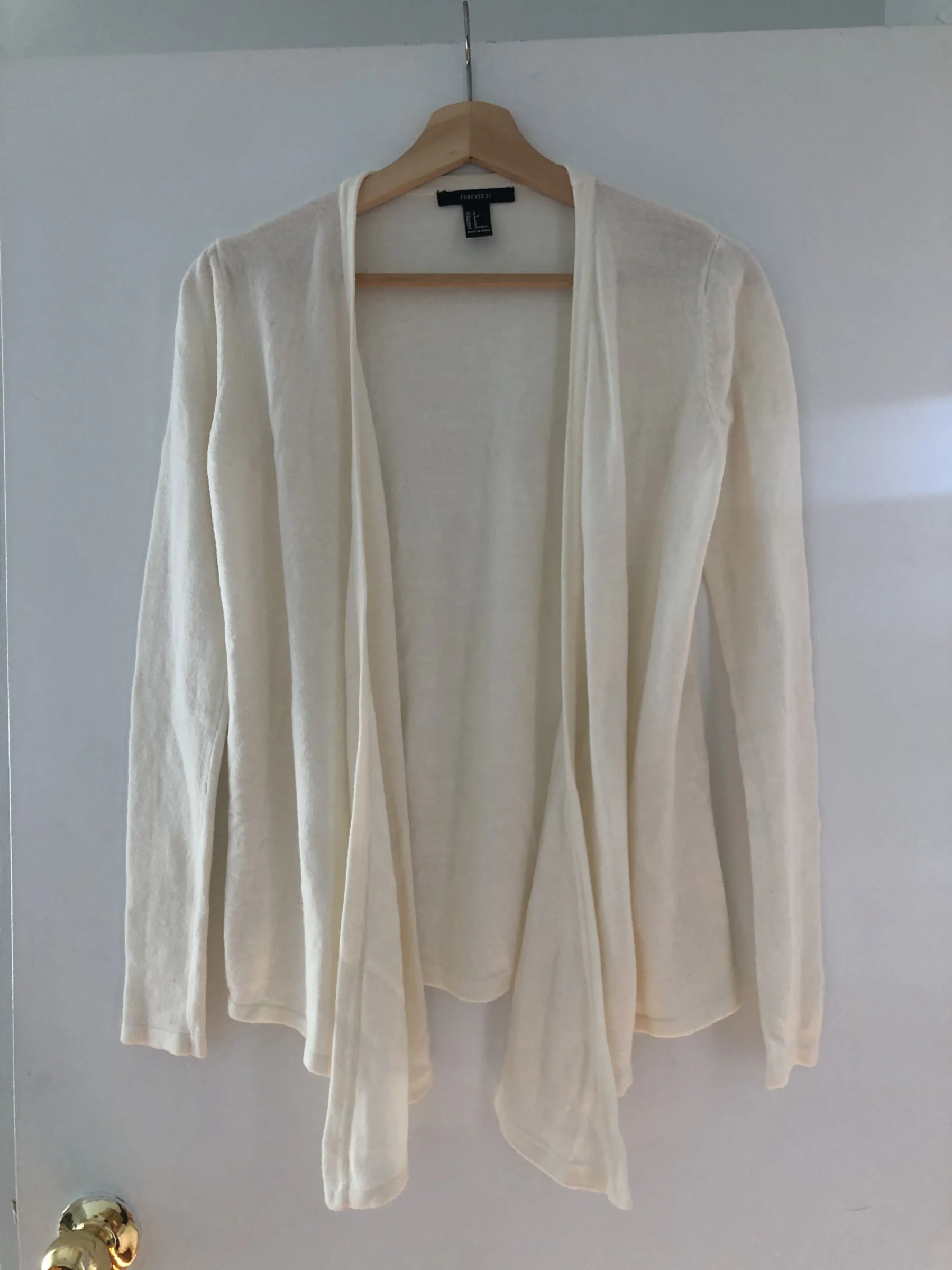 Gilet blanc Forever 21 - Taille XS Forever XXI seconde main