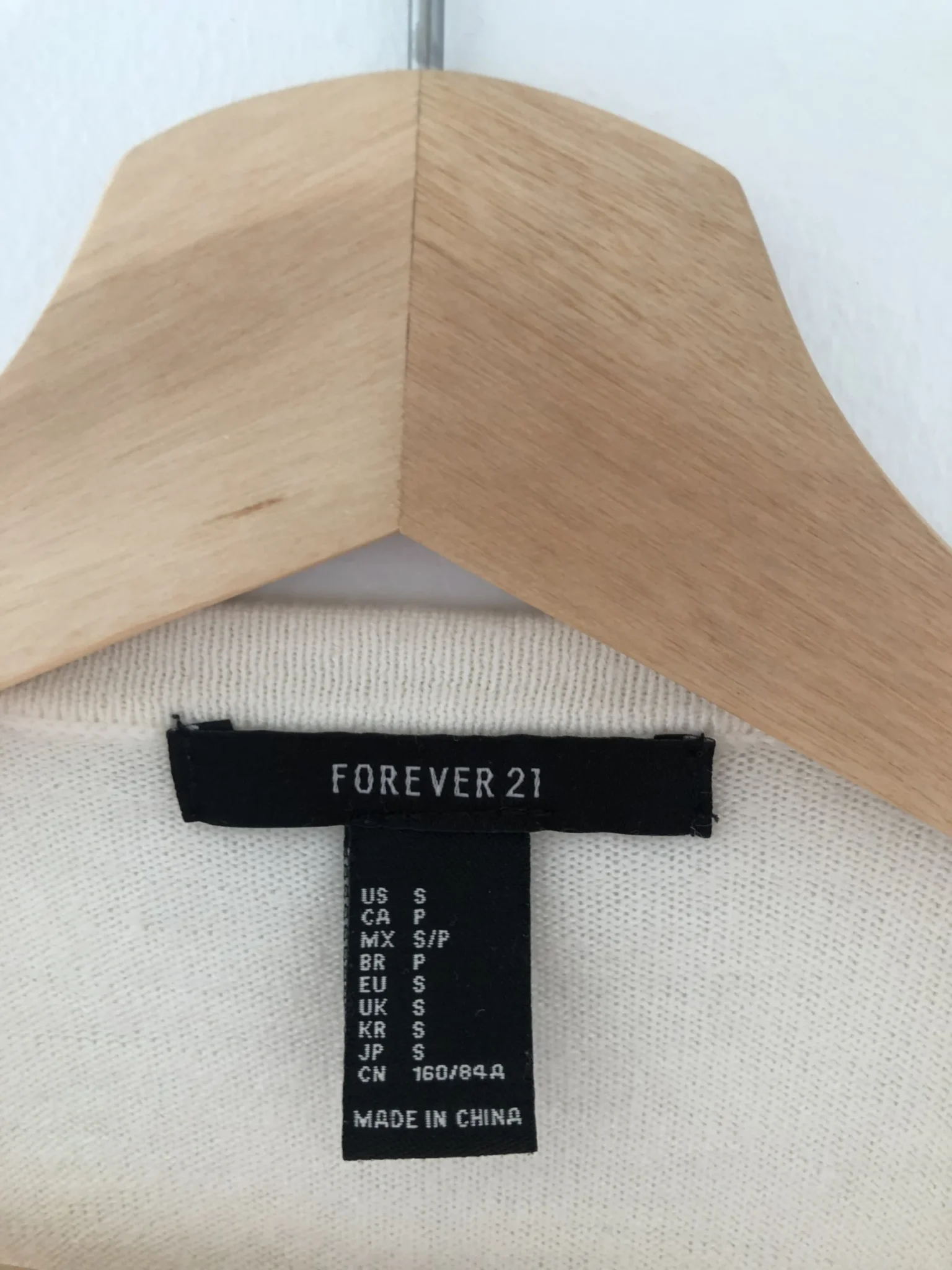 Image for Gilet blanc Forever 21 - Taille XS