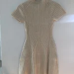 Thumbnail for Robe en maille blanc crème - Taille XXS - H&M