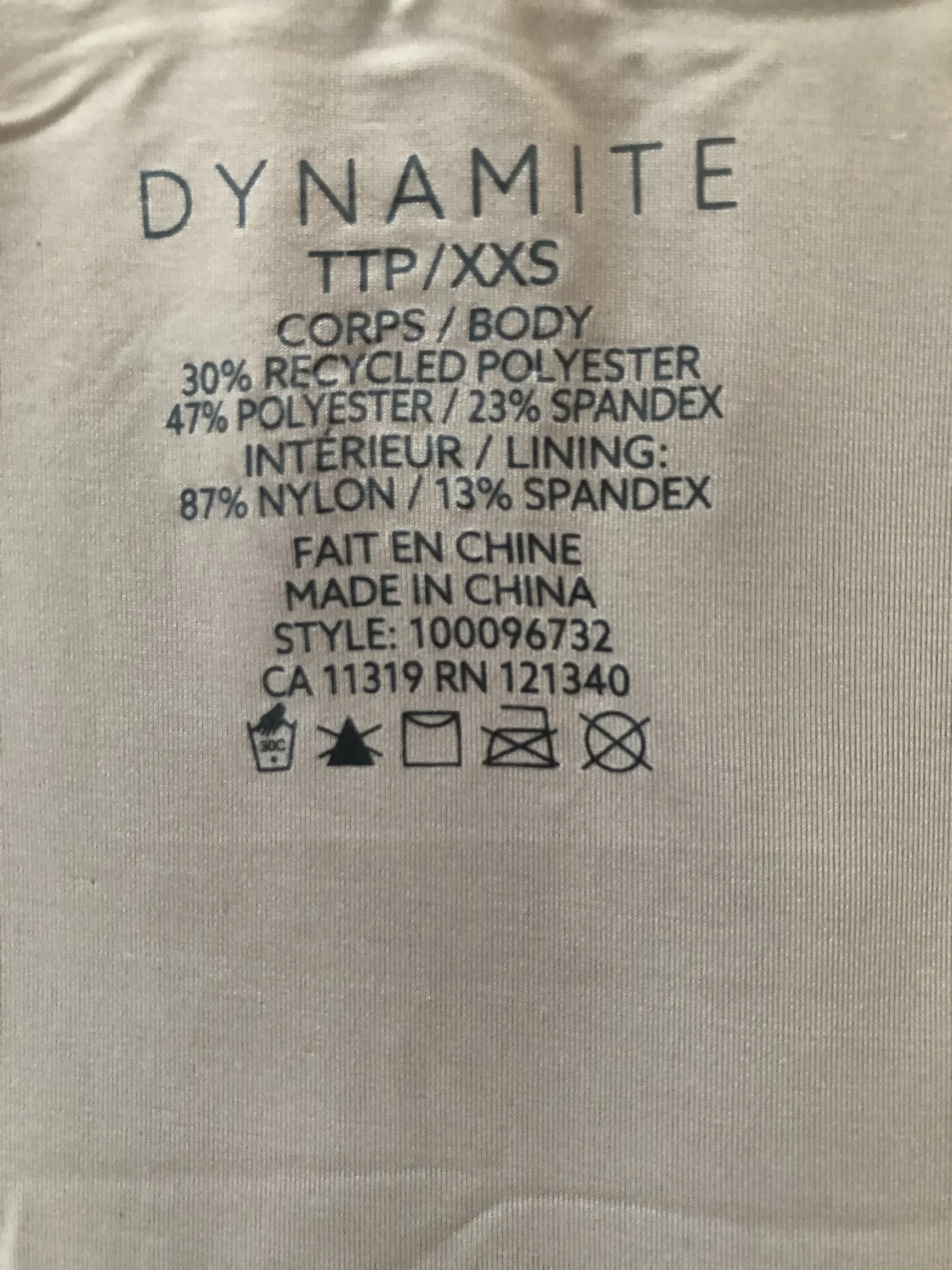Image for Débardeur Taupe Dynamite Neuf - XXS