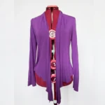 Featured thumbnail for V&X - Cardigan Drapé violet - Taille M/L