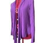 Thumbnail for V&X - Cardigan Drapé violet - Taille M/L