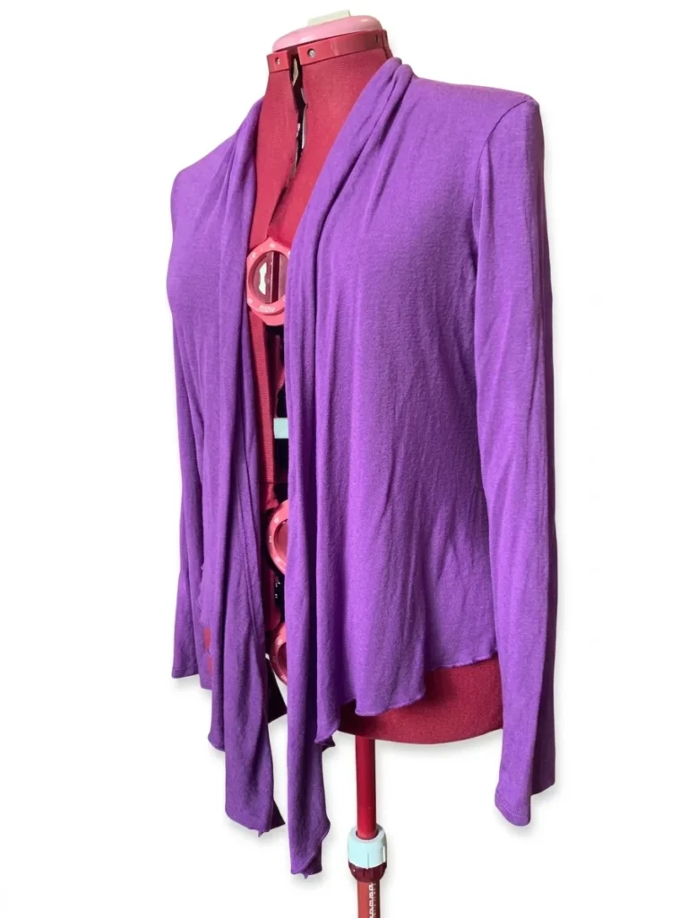 Image for V&X - Cardigan Drapé violet - Taille M/L