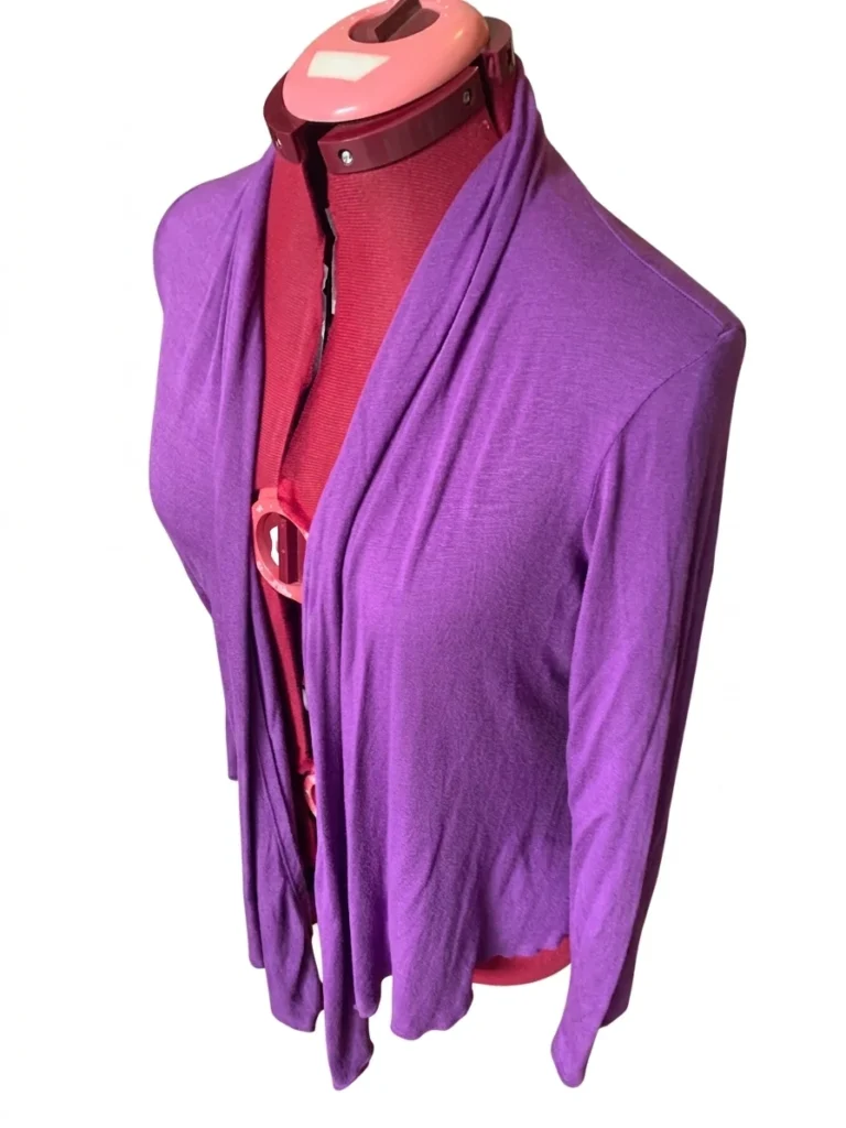 Image for V&X - Cardigan Drapé violet - Taille M/L