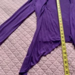 Thumbnail for V&X - Cardigan Drapé violet - Taille M/L