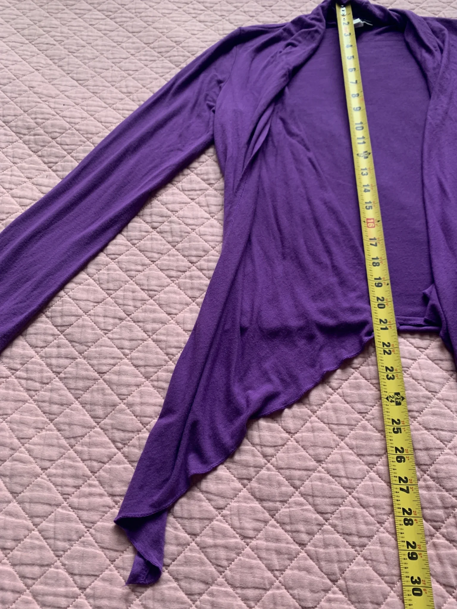 Image for V&X - Cardigan Drapé violet - Taille M/L