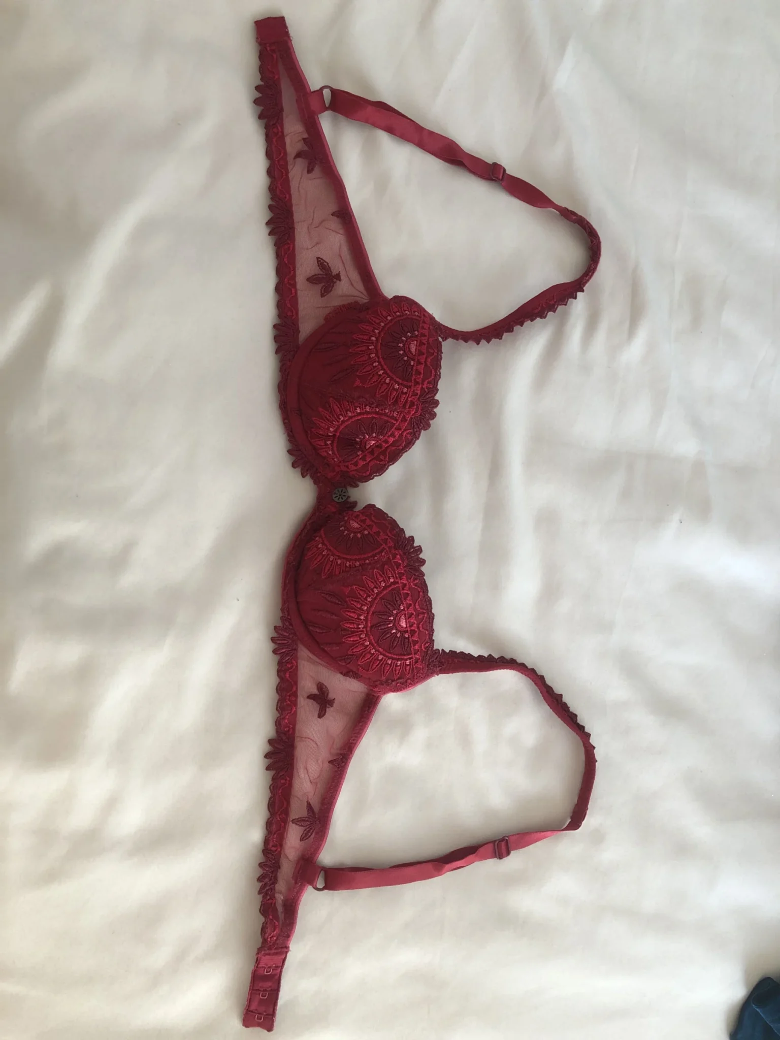 Image for Soutien Gorge Chantelle 85A rouge foncé