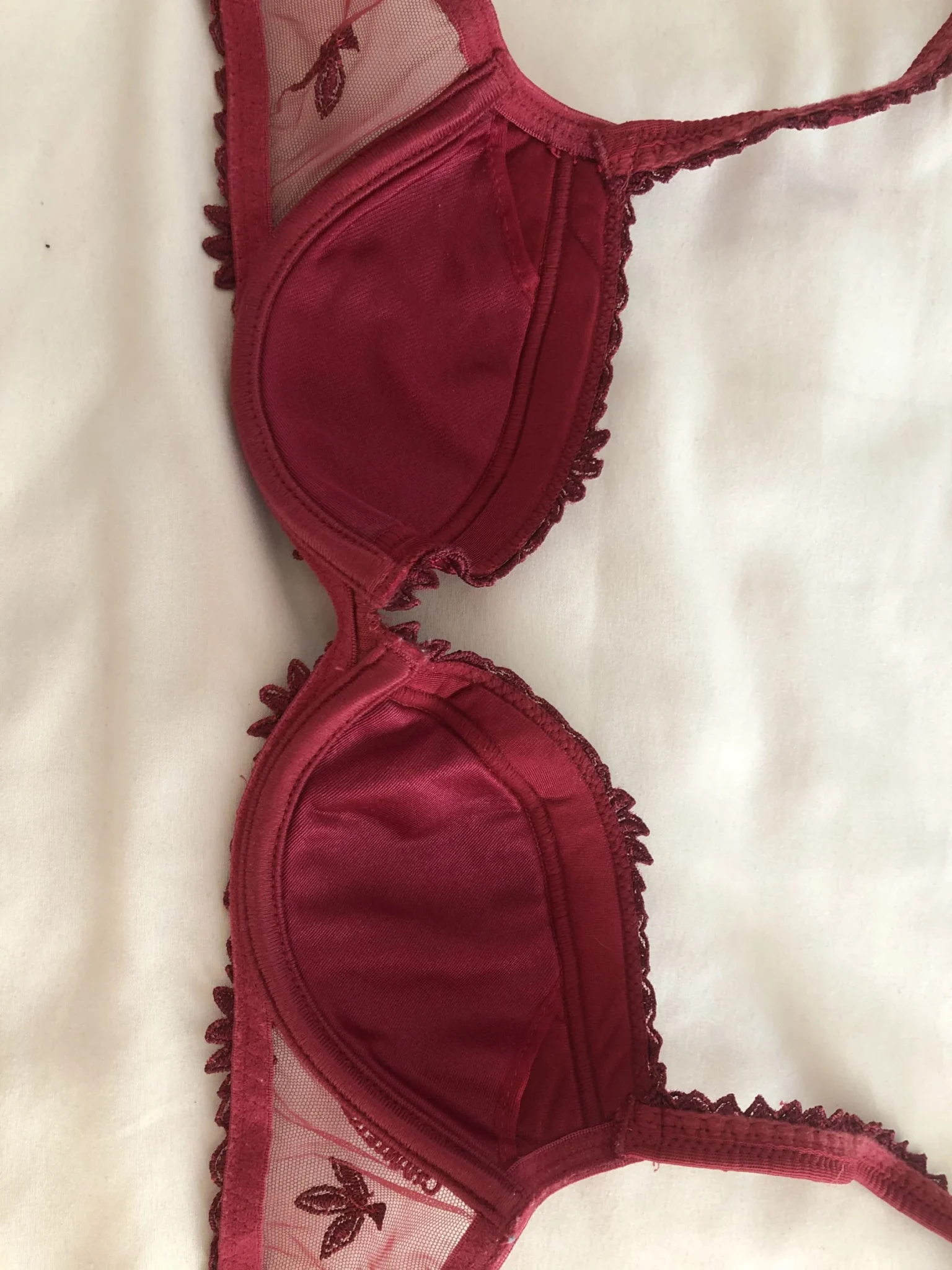 Image for Soutien Gorge Chantelle 85A rouge foncé