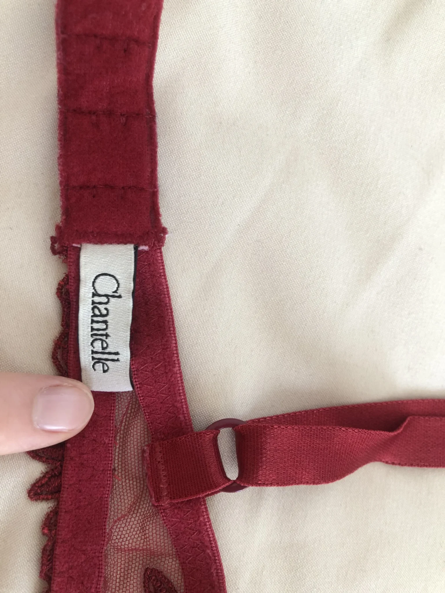 Image for Soutien Gorge Chantelle 85A rouge foncé