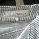 Thumbnail for Straight-leg striped trousers