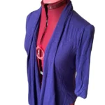 Thumbnail for Dynamite - Mauve - 3/4 Sleeve Drapey Open Cardigan - Size P