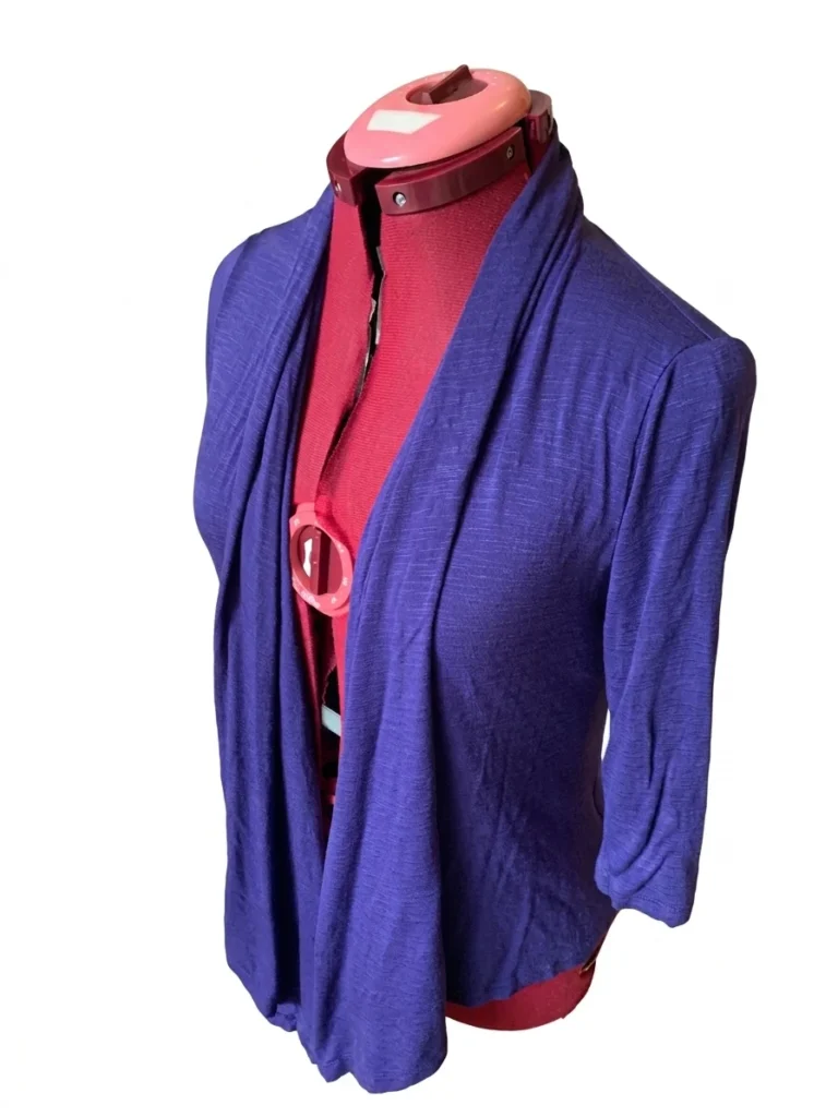Image for Dynamite - Mauve - 3/4 Sleeve Drapey Open Cardigan - Size P