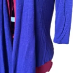 Thumbnail for Dynamite - Mauve - 3/4 Sleeve Drapey Open Cardigan - Size P