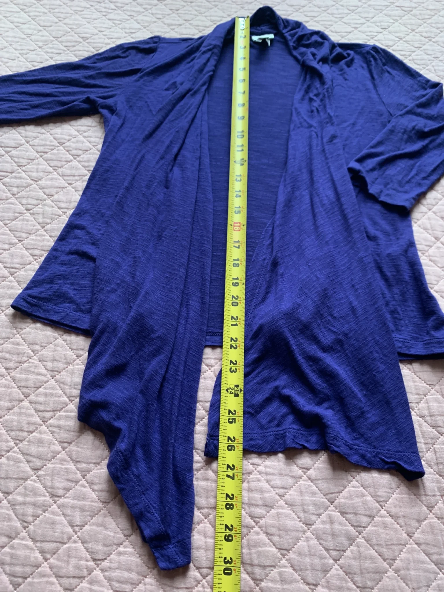 Image for Dynamite - Mauve - 3/4 Sleeve Drapey Open Cardigan - Size P