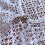 Thumbnail for VINTAGE - Veste en Dentelle Ajourée Blanche