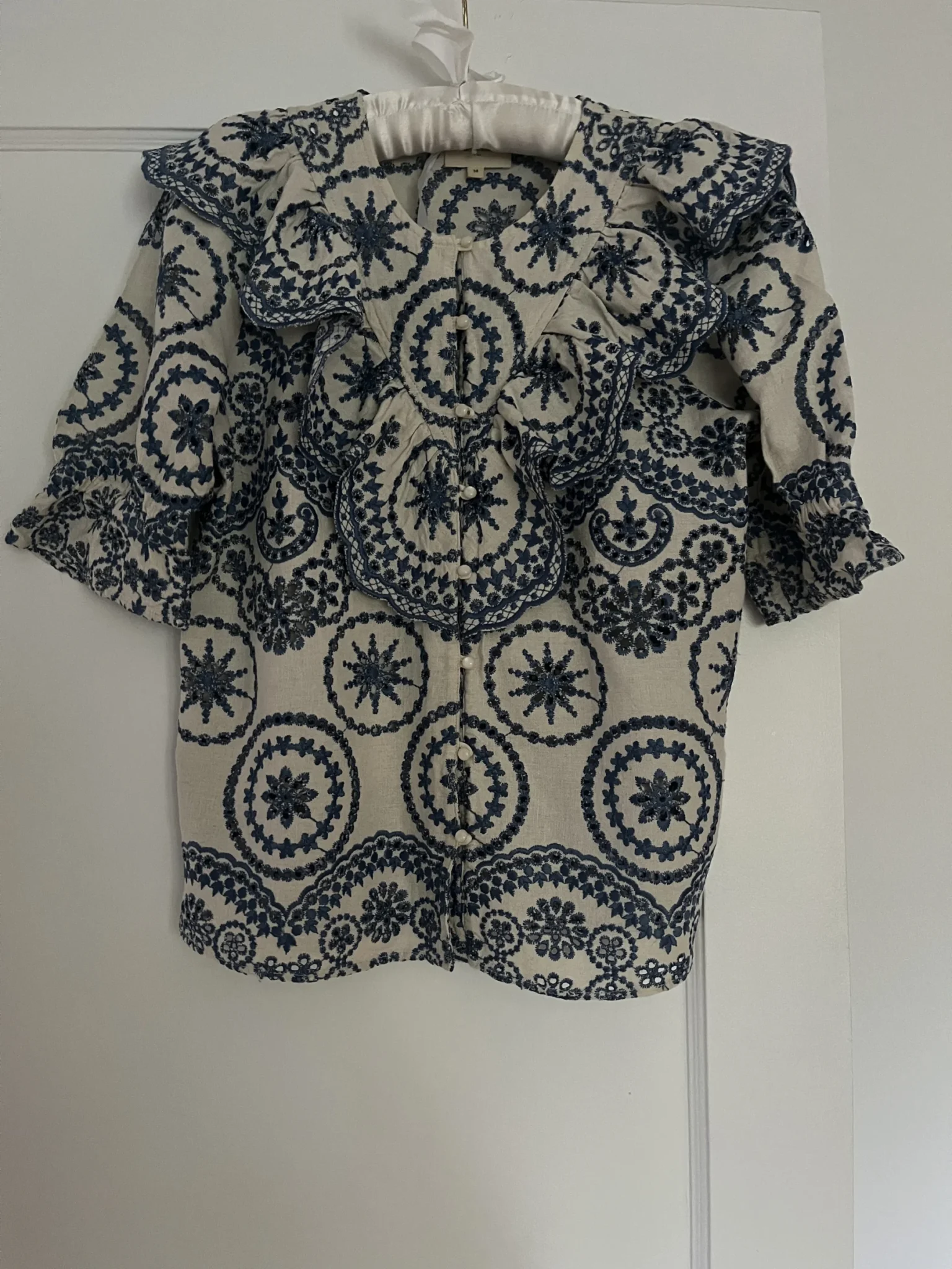 Image for Blouse Sézane broderie anglaise