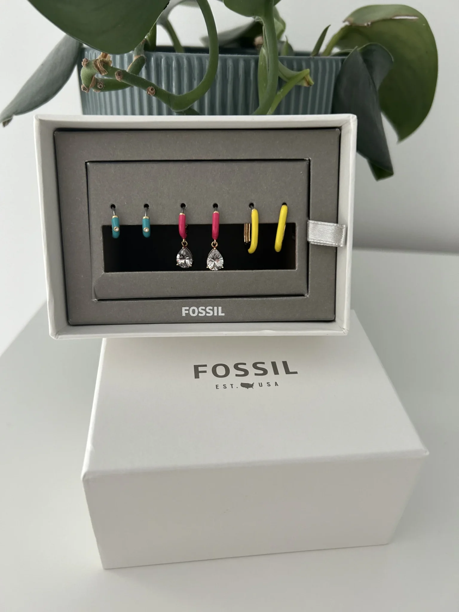 Image for Trio de boucles d’oreilles Fossil