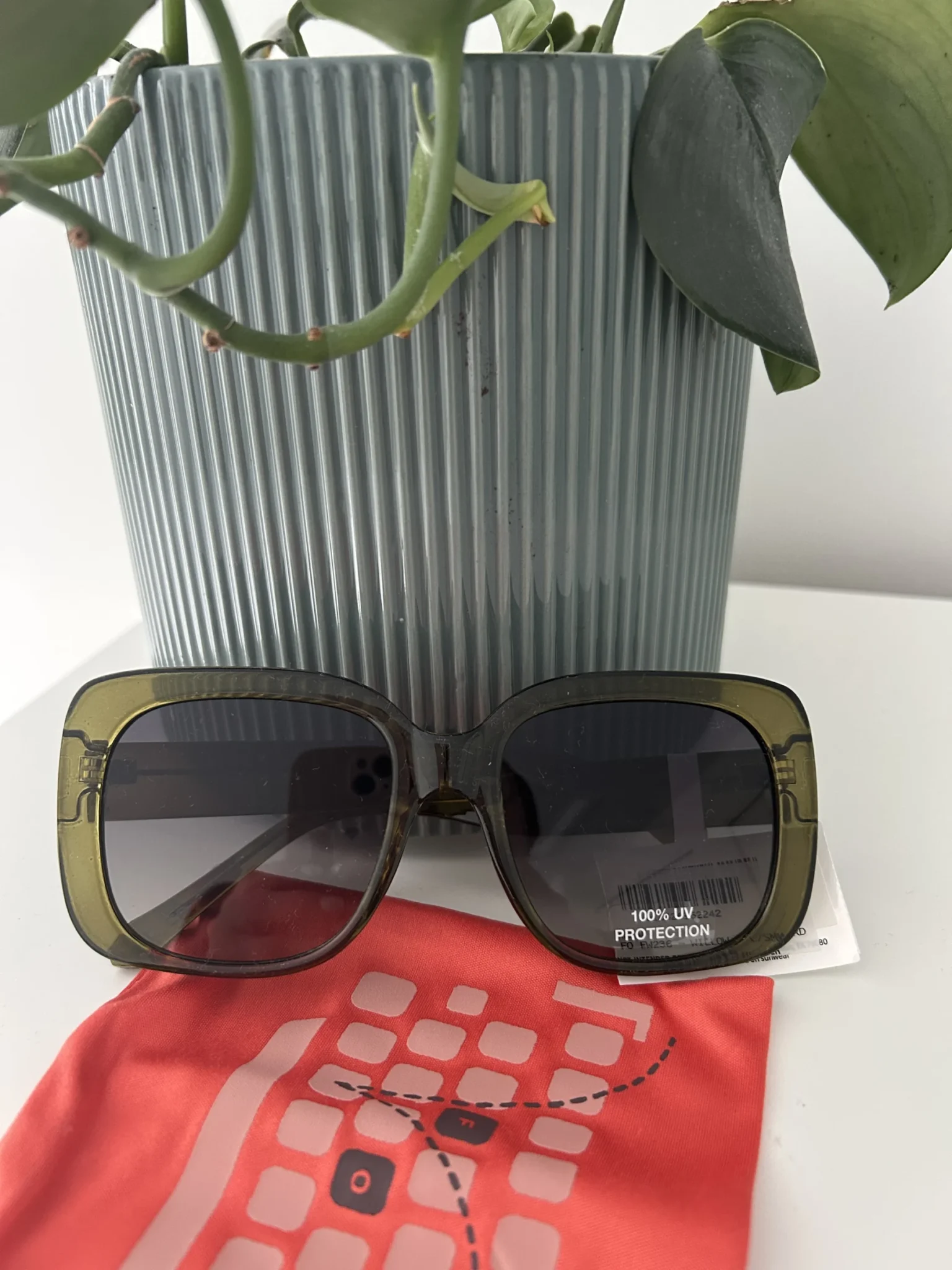 Featured image for Lunette de soleil vert kaki - Fossil